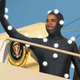 The specially designed bodysuit will record every historic movement President Obama makes in 360 degrees of rotation.